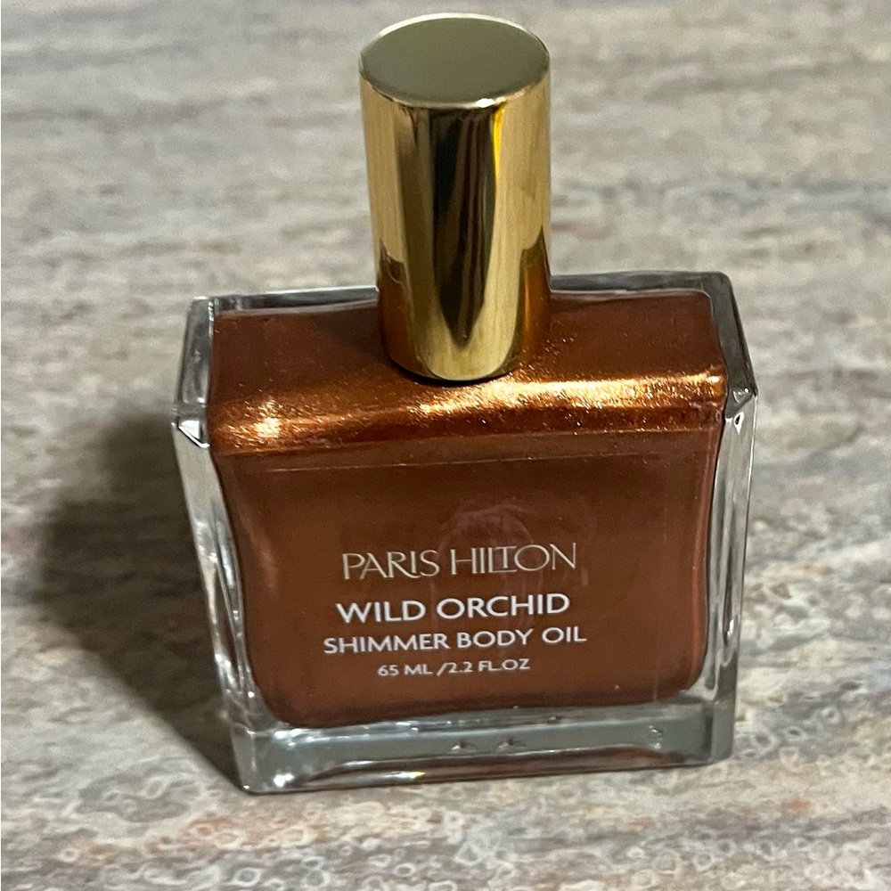 Paris Hilton Wild Orchid Shimmer Body Oil - Copper Bronze